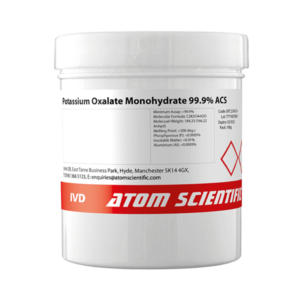 Potassium Oxalate Monohydrate 99.9% ACS