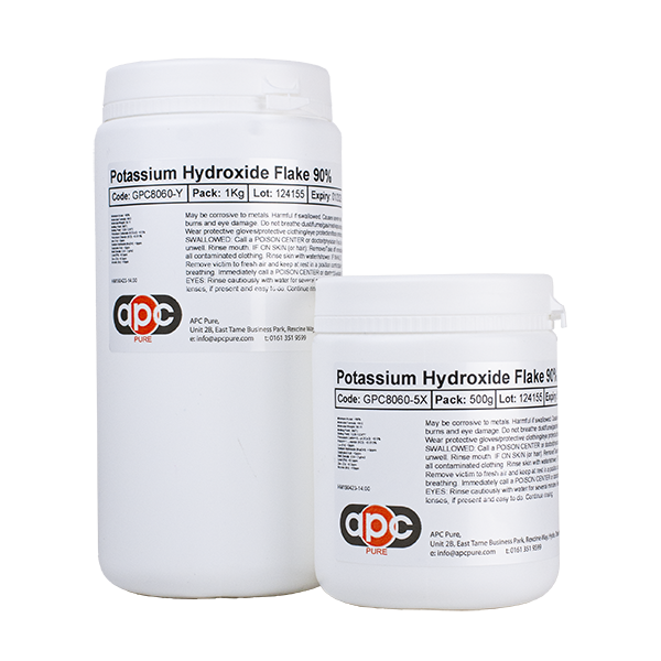Potassium Hydroxide - Caustic Potash (90%) (Flakes) (1 pound) - Belle  Chemical