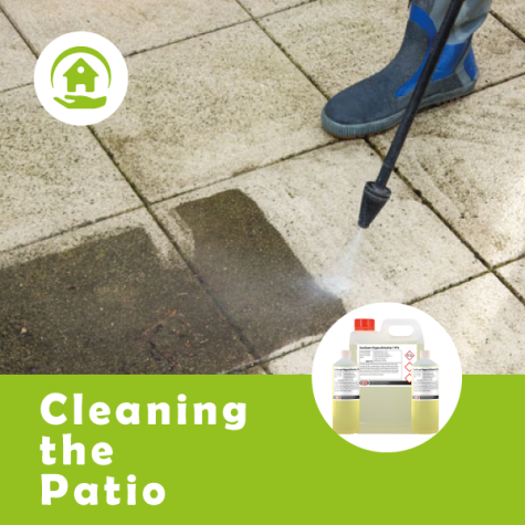 Cleaning the Patio