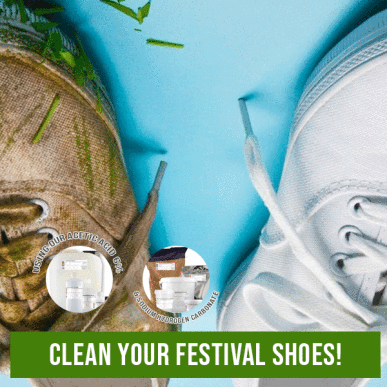 Clean Your Festival Shoes